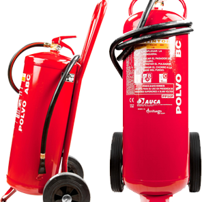 extintor movil polvo