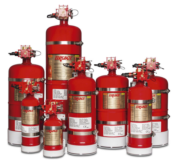 extintores automáticos